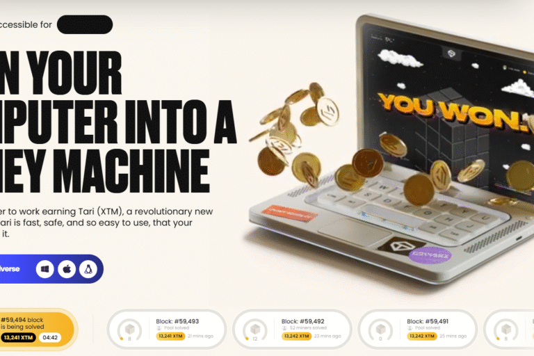 Tari Mining: The Easiest and Most Beautiful Crypto Experience
