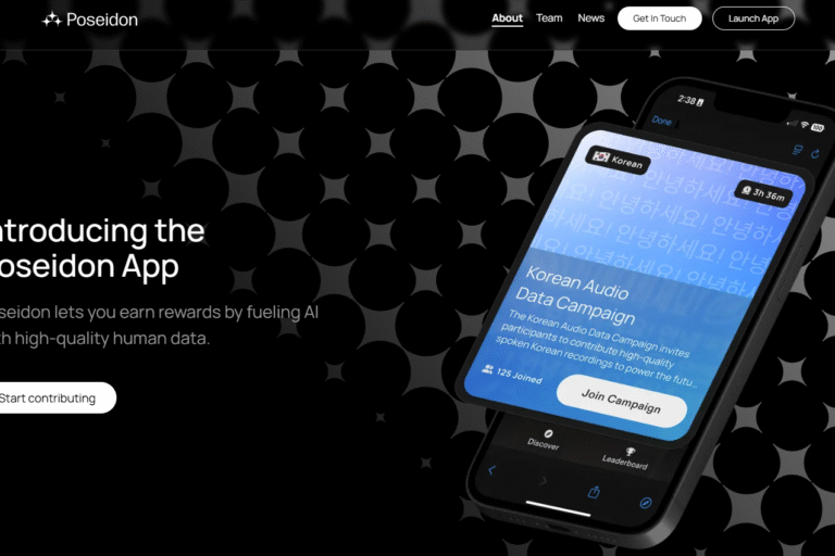 Poseidon AI: Voice AI Project With Potential Airdrop Rewards